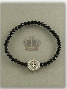 Image of ROUND PAVE WITH SMALL CROSS