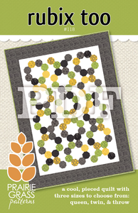 Image of Rubix Too: PDF Quilting Pattern #118