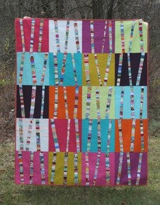 Image of bright birch trees pattern PDF