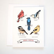 Image of Winter Birds Note Card