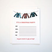 Image of Ugly Sweater Christmas Invitations