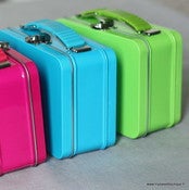 Image of Jolies petites valisettes en métal - 3 coloris
