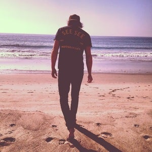 Image of Eagle back print t shirt
