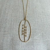 Image of seeds necklace - vermeil