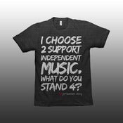 Image of Support Indie Music T-Shirt