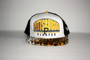 Image of Pirates Cheetah Snapback