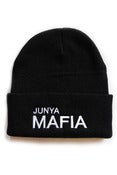 Image of "JUNYA MAFIA" BLACK BEANIE