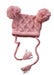 Image of "Quinn" newborn cable pom pom hat