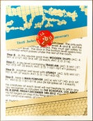Image of Thrill Jockey 20th Anniversary LA poster