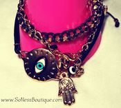 Image of Black Evil Eye Set 