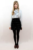Image of baby blue bubbles blouse