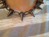 Image of Black Spike Necklace