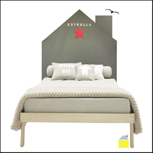 Image of "Home Star" headboard // cabecero/frontal de fieltro (IVA INCL.)
