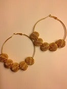 Image of Gold Mesh Earrings- Medium