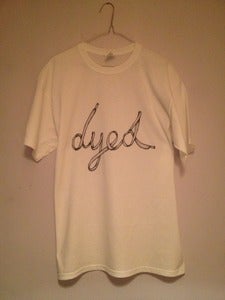 Image of Lace Writing T-Shirt - White