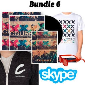 Image of Bundle 6: Cathedrals of Color CD + Shirt + Poster + Sunglasses + Hoodie + Vinyl + Skype performance