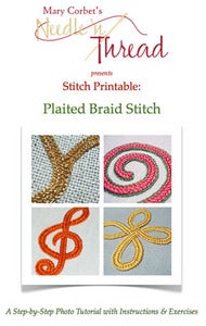 Image of Plaited Braid Stitch Printable