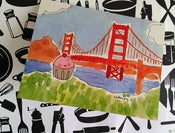 Image of Cards: 10-pack of Cupcake in San Francisco Notecards