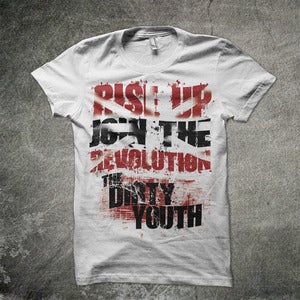 Image of Rise up Men's + Women's White ** Last few**