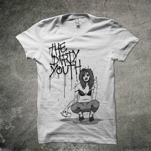 Image of Graffiti girl white **Last Few** 