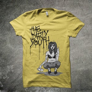 Image of Graffiti girl yellow **Last Few** 