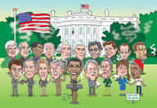 Image of Smoking Weed With The President Poster