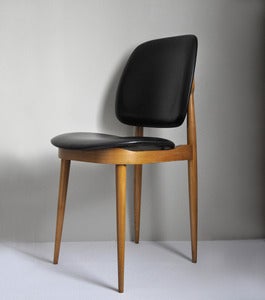 Image of CHAISE skaï noir