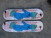 Image of TIM KERR GUEST ARTIST "BORN STUDENTS" SKATEBOARD