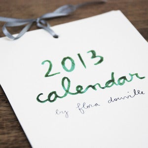 Image of 2013 illustrated calendar