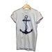 Image of GREY ANCHOR T-SHIRT
