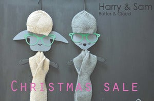 Image of cotton and milk hat and scarf ° HARRY AND SAM ° HAPPY DAY