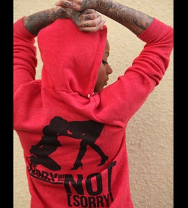 Image of UNISEX Sorry We're Not Sorry Zipups (4colors)