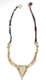 Image of Psychadelic Waterfall necklace