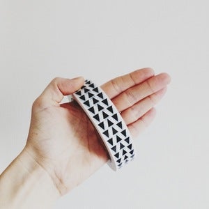 Image of Black Triangles Tape - 1 Roll