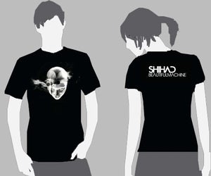 Image of Beautiful Machine Black & White Print T-Shirt