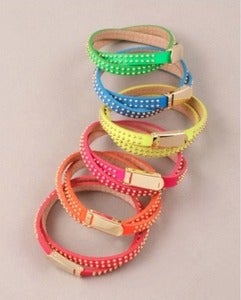 Image of Leather Wrap Bracelet