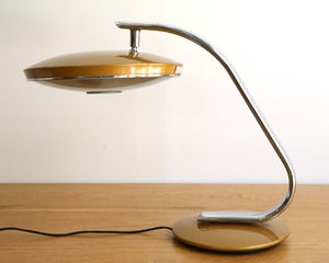 Image of LAMPE DE BUREAU MARQUE FASE ANNÉES 70 - REF.1098