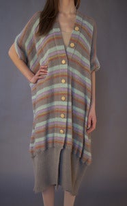 Image of Striped Sweater Dress