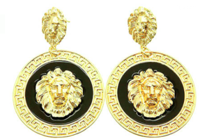 Image of lioness drop post earrings 2