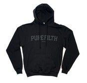 Image of Collegiate Pullover In Black By PUREFILTH  