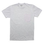 Image of Pocket Dots Tee In Heather By PUREFILTH  
