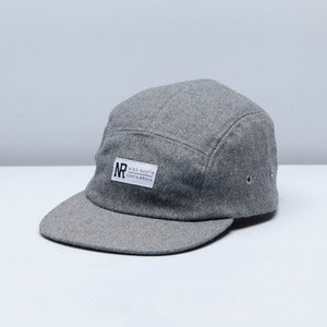 Image of 5 PANELS CAP GREY WOOL