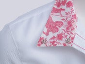 Image of White Twill/ Cerise Toile *NEW* - As seen in Chronicle of the Horse