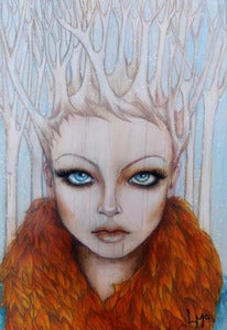 Image of She talks to the Trees fine art giclee limited edition print 11x16