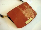 Image of PERCY Clutch and Satchel -- Unique Tan Leather
