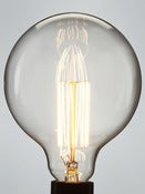 Image of LARGE GLOBE | exposed filament lightbulb | 40W & 60W 