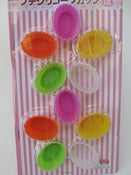 Image of 10 small oval silicon cups