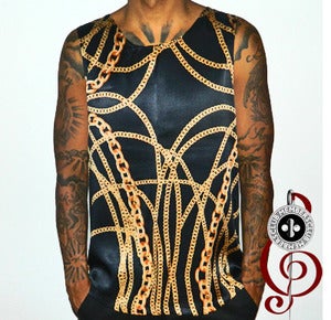 Image of Black Royalty Silk Tank
