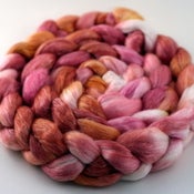 Image of Gold Roses - Merino/Tencel Wool Top/Roving
