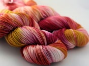 Image of Gold Roses - Superwash Merino Wool Sock Yarn
